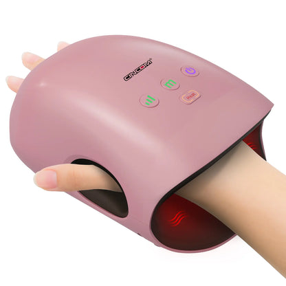CINCOM Portable Hand Massager with Comfort Heat - Cordless, Adjustable Settings, Auto-Off, White, Black, Pink, Blue, Perfect Gift for Families, Men & Women - Ideal for Black Friday, Thanksgiving, Christmas, Birthdays & More,summerwins Lymphatic Drainage R