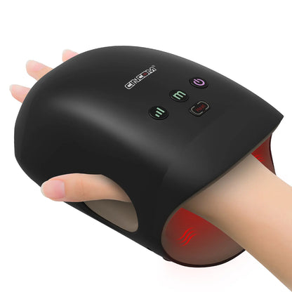 CINCOM Portable Hand Massager with Comfort Heat - Cordless, Adjustable Settings, Auto-Off, White, Black, Pink, Blue, Perfect Gift for Families, Men & Women - Ideal for Black Friday, Thanksgiving, Christmas, Birthdays & More,summerwins Lymphatic Drainage R
